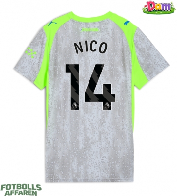 Manchester City Nico Gonzalez #14 Tredje Tröja Kvinnor 2025-26 Kortärmad
